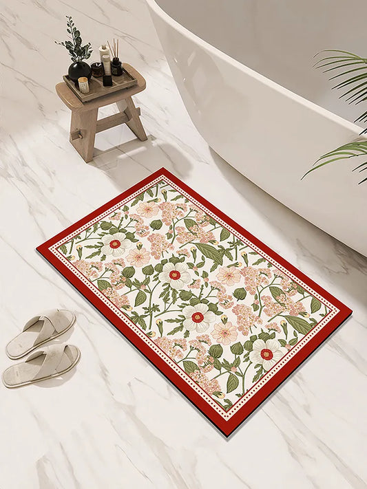 Tapis de Bain Ultra Absorbant en Diatomite - Luxe et Efficacité Garantis